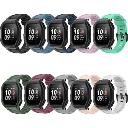 Silicone Watchband For Xiaomi Huami Amazfit T-Rex TRex Smart Wristband Bands Replaceable Bracelet Strap For Amazfit Ares Correa