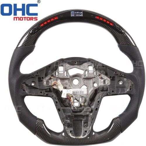 Real Carbon Fiber LED Steering Wheel compatible for BMW F52 F22,F45 F48 F22,F45 1 series 2 sieres X1 2