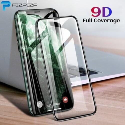 New 9D Full Cover Tempered Glass For iPhone X XR XS 11 Pro Max 11Pro Screen Protector For iPhone 8 7 6 6s Plus Protection Film