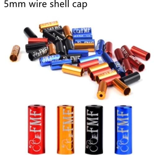 10pcs bicycle aluminum alloy wire tube cap mountain road folding bike variable speed brake outer tube cap bicycle accessories