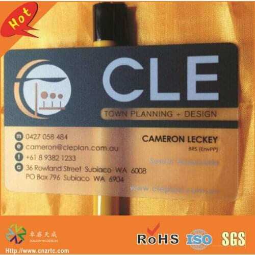 1000pcs/lot)green color transparent business cards with barcode,custom barcode green clear PVC cards/tags/clear printing cards