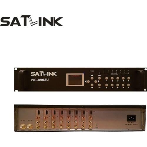 12 channels modulator DVB-T HD 1080p SATLINK WS 8902U 8/10/12 Route