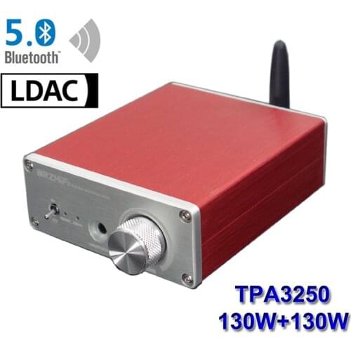 130W+130W High Power Amplifier 2.0 Channel APTX-HD LDAC TPA3250 Bluetooth 5.0 PCM5102A Hifi Stereo Class D Audio Digital Amp