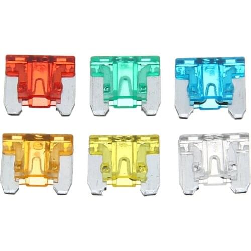 24pcs 5A 10A 15A 20A 25A 30A Mixed Micro Mini Fuses Auto Car Truck Small Blade Fuses Low Profile Kit