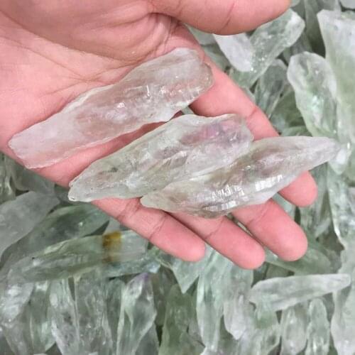 3pcs beautiful raw green quartz crystal point reiki healing gemstone rough crystal gemstone wholesale for jewelry making