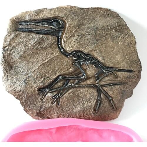 3D Dragon Resin Molds Fossil Decoration Art Craft DIY Fondant Chocolate Silicon Baking Mold Cake Decoration Accessories