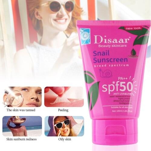 40g Disaar Facial Body Sunscreen Whitening Sun Cream Sunblock Skin Protective Cream Anti-Aging Oil-control Moisturizing SPF