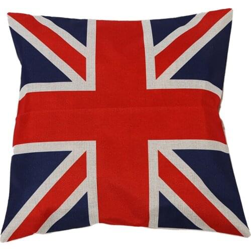 British Vintage Style Union Jack Flag Throw Pillow Case, Pillowcase