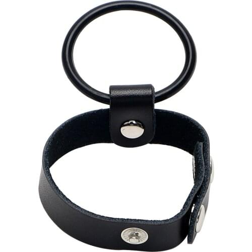 Erotic Toys Male Chastity Device Sex toys for Men Male Cock Ring Sex Delay Products Silicone Leather Penis Rings