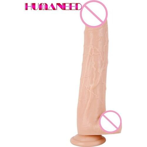 33*6cm Huge Dildo With Suction Cup Realistic Penis Large Long Dick Sex Toy For Women Giant Big Anal Plug Horse Cock Adult Dildos
