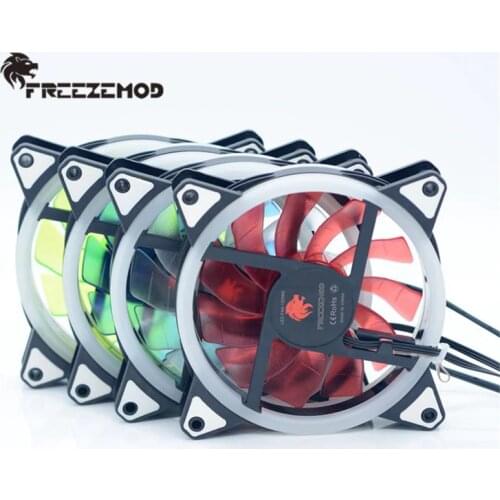 FREEZEMOD New Dual-Aperture Fan PC Water Cooler Radiator Fan Double Aperture Fan Blade Detachable CE ROHS Certification.FAN-RS18