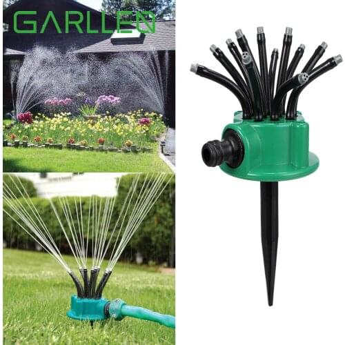 GARLLEN 360° Flexible Noodle Head Garden Watering Sprayer Yard Lawn Irrigation Sprinkler For Flowerbeds Lawns garden Courtyards