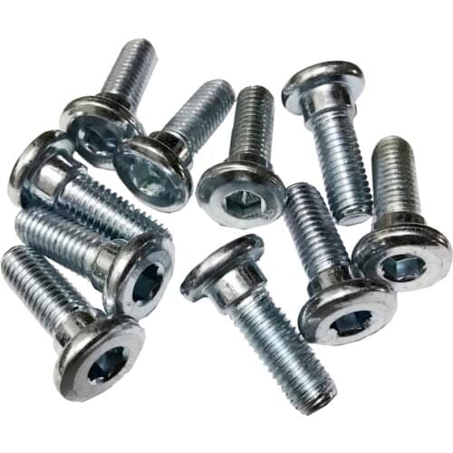 MagiDeal 10 Pieces M8 x 20mm Lightweight Motorcycle Brake Disc Rotor Mount Screws Bolts Anti-rust Screw for Boat Yacht Dinghy