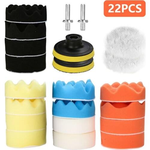 Kit Polishing Sponge M10 Pad 3 Inch Accessories Buffing For Car Polisher