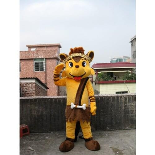 2019 Factory Direct New plush big yellow fox Fancy Dress Mascot Costume Adult Character Cosplay Costume free shipping