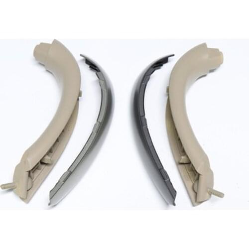 New Arrival Car Inner Handle Interior Door Panel Pull Trim Cover Beige Black left Right For BMW X5 E53 1999-2006 Car Accessories