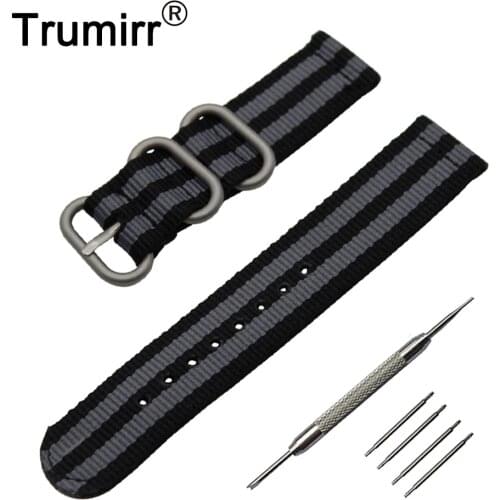 18mm 20mm 22mm 24mm Nylon Watch Band for Frederique Constant Zulu Fabric Strap Wrist Belt Bracelet Black Brown Blue Orange