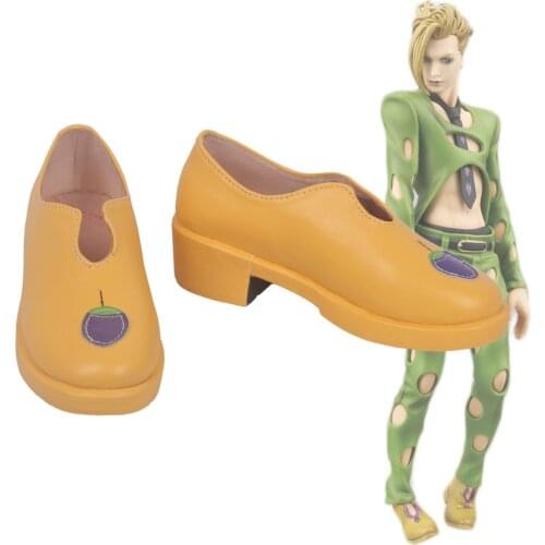 JoJos Bizarre Adventure: Vento Aureo Pannacotta Fugo Cosplay Shoes Boots Halloween Carnival Cosplay Custom Made