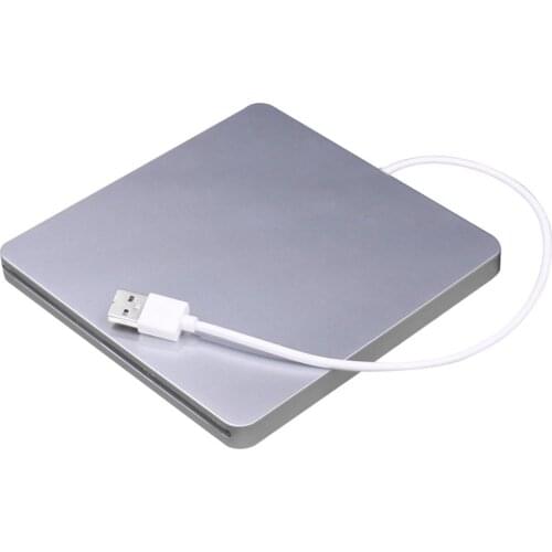USB DVD Drives Optical Drive External DVD RW Burner Writer Recorder Slot Load CD ROM Player for Apple Macbook Pro Laptop PC
