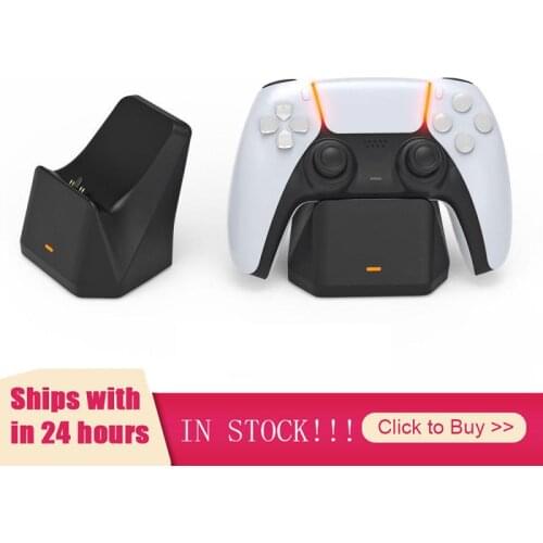 Single Charger For PS5 Wireless Controller USB 3.1 Type-C Charging Cradle Dock Station For Sony PlayStation5 Joystick Gamepad