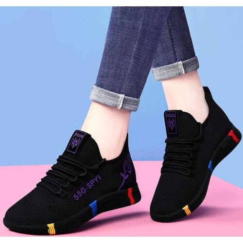 Gorąca sprzedaż buty do biegania wygodne damskie sneakersy oddychające antypoślizgowe odporne na zużycie outdoor walking