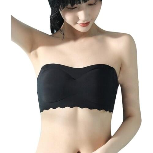 2020 Sexy Women Bikinis Swimwear Light Leakage Prevention Womens Ice Silk Air Bra Tank Top Short Bikini Swimsuit Woman biquini