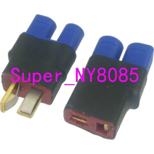 2pcs/set EC3 to T-Plug Deans Male & Female No wire adapter connector For RC Charger Battery