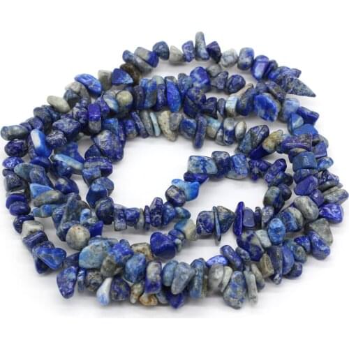 Natural Gravel Lapis Lazuli Stone Beads Loose Irregular Chip Spacer Beads For Jewelry Making DIY Bracelet Earring Handmade 5-8mm