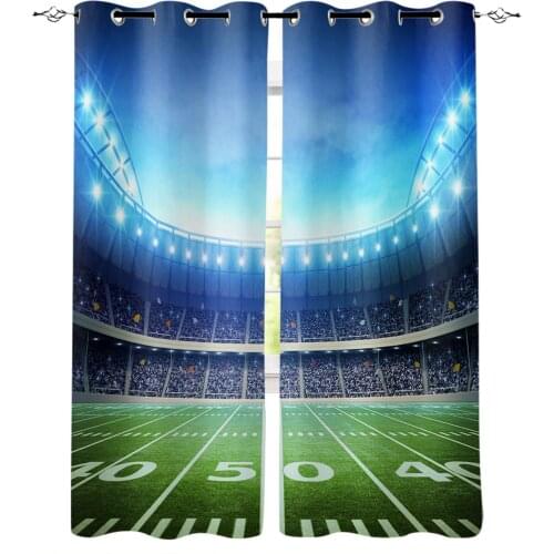 Playground Baseball Stadium Blackout Curtains For Living Room Window Curtains For Bedroom Kitchen Curtains Drapes Blinds