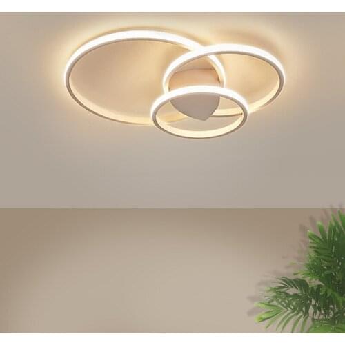 Living Room Bedroom Creative Ceiling Lamp Modern Simple Round Led Ceiling Lamp Home Lamp nordic led panel lights ceiling lamp