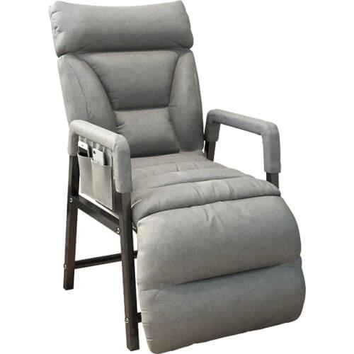 Household chair back sedentary reclining dormitory folding reclining chair office lazy sofa chair