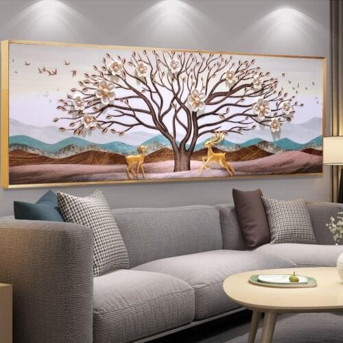 Bedroom Bedside Banner Painting Modern Minimalist Abstract Decorative Painting