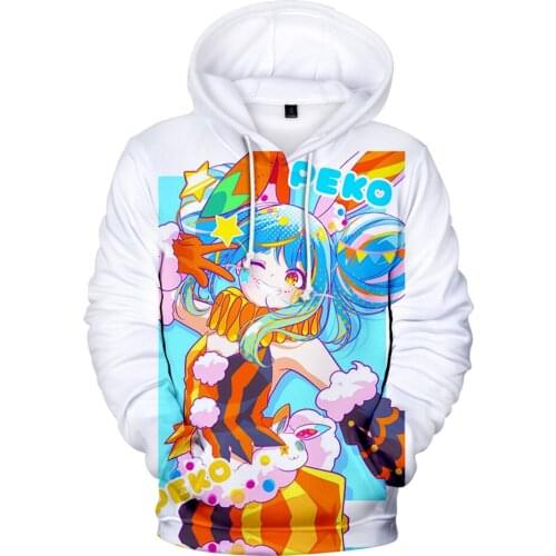 2021 New Arrival 3D Hoodies Winter Streetwear usada pekora Sweatshirt Manga Girl Women/men Long Sleeve Pullovers