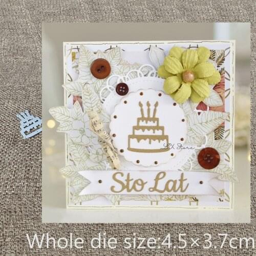 New Design Craft Metal Cutting Die die cuts candle cake decoration scrapbook Album Paper Card Craft Embossing die cuts