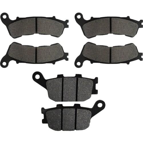 Motorcycle Front and Rear Brake Pads for Honda XL 700 Transalp 08-11 CB 600 CB600F Hornet 07-12 NC 700 NC700 2012 2013
