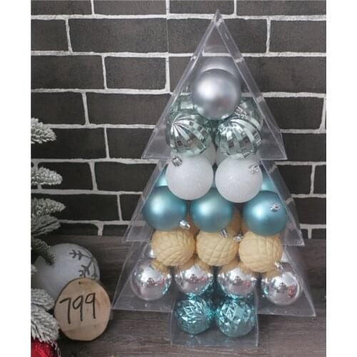 Christmas ball pendant boxed tree-shaped Christmas ball pendant wedding holiday layout Christmas ball pendant