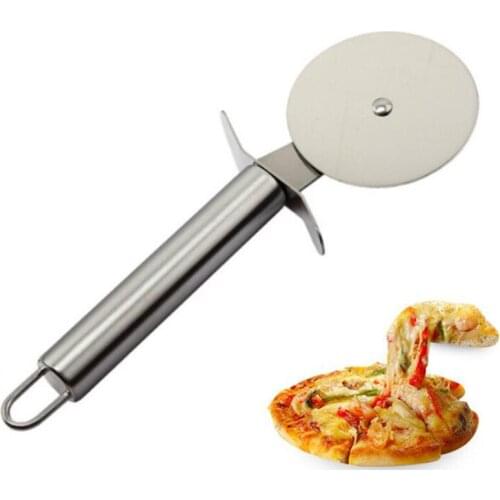 Pizza Cutter Stainless Steel Pizza Knife Cake Bread Pies Round Knife Pastry Pasta Dough kitchen Baking Tools