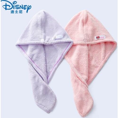 Disney Mickey Minnie dry hair cap Shower cap children adult cute long hair bag headscarf towel female bathroom towel girl gifts