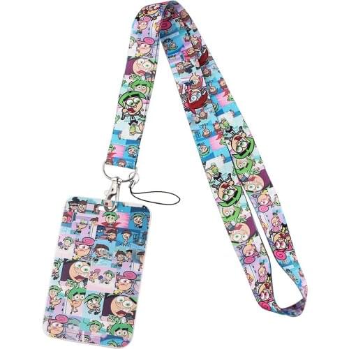 ER546 Cartoon Guardian Elf Neck Strap Lanyard For Keys ID Card Gym Phone Straps USB Badge Holder DIY Hang Rope Lariat Lanyard