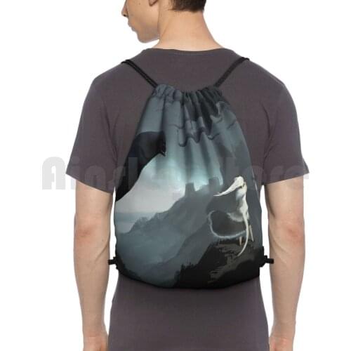 Crossbreed Priscilla And The Painted World Of Ariamis Backpack Drawstring Bags Gym Bag Waterproof Dark Souls Gaming Video