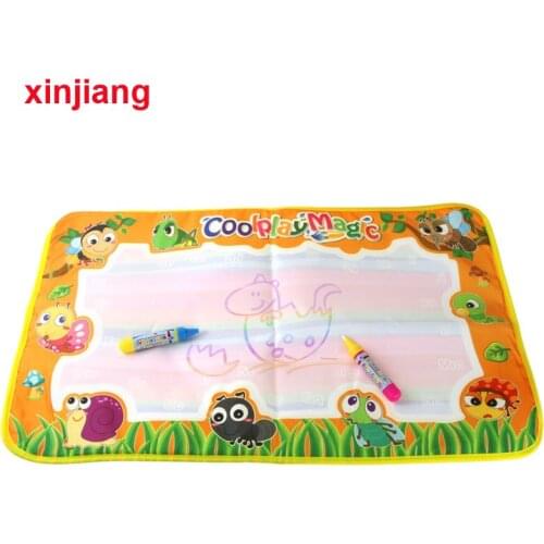 59*36CM Water Drawing Mat & 2 Magic Pens Water Doodle Book Coloring Notebook Writing Board Toy Gift Toys For Kids