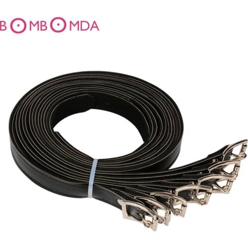 Erotic Toys Love 7pcs Black Restraint Bondage Fetish Sex Products Hand & Leg Bdsm Bondage Sex Toys For Couples Adult Games O3