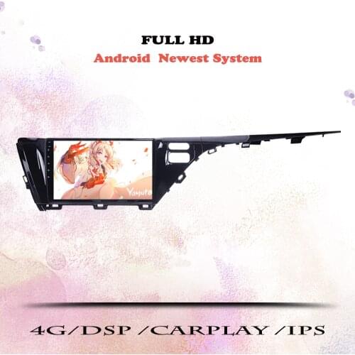 Android 10.0 Car Radio Multimedia Video Player For Toyota Camry 8 XV 70 2017 2018 2019 2020 Navigation GPS 2 din DVD Head Unit