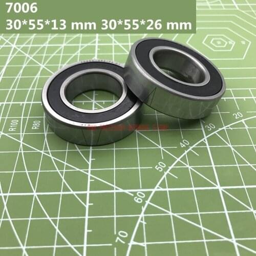 2021 New Rushed Axk 1 Pair 7006 7006c 2rz P4 Dt A 30*55*13 Mm 30*55*26 Sealed Angular Contact Bearings Speed Spindle Cnc