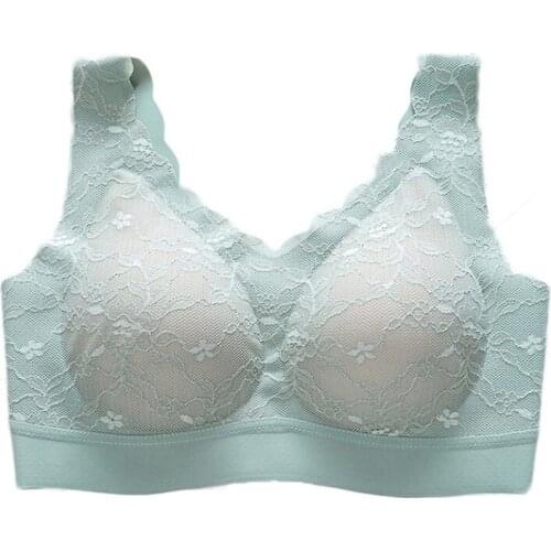 Sexy Wireless Lace Bra Breathable Push Up Underwear Seamless Sports Running Comfortable Sleeping Bras