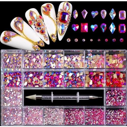 Blooming Paints Watercolor Powder For Nails Abstract Nail Art Pigment Magic Pearl Chrome Polish Manicure Glitter