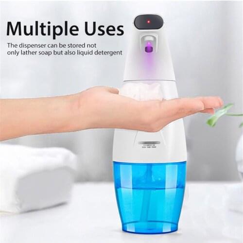 Dispensador De Jabon Automatico Sensor Smart Soap Dispenser Antibacterial Hand Sanitizer Machine Free Contact Bubble Machine