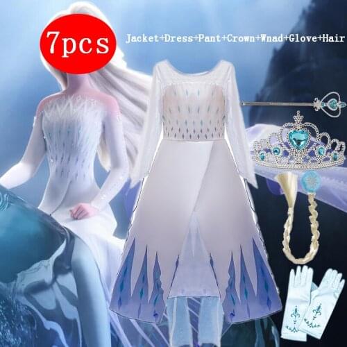 Fantasia Infantil Princess Costume Halloween Carnival Girls Cosplay Clothes Kids Birthday Clothing Size 4-10 Years