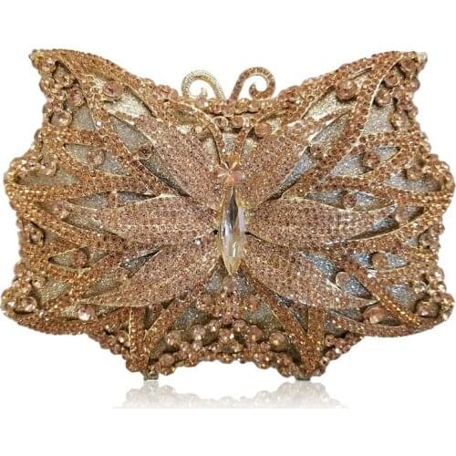 Female Blue Gold Red Color Rhinestone Clutch Purse Clutches Luxury Ladies Party Purses Fashion Women Handbags Female Prom Bags