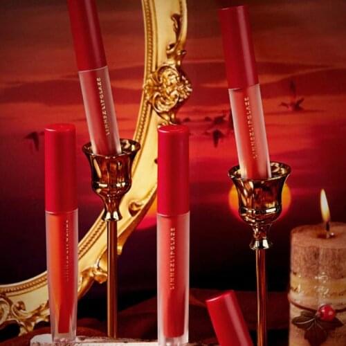 Makeup Perfect Red Velvet Soft Mist Lip Glaze Diary The Same Lip Gloss Lipstick Lipstick Lip Mud Lip Gloss Lips Makeup TSLM1